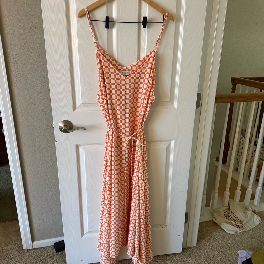 WRAY Orange Patterned Dress